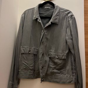 Splendid Green Utility-Style Jacket Size: Medium